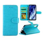 For Xiaomi Mi 9 Pro Crazy Horse Texture Leather Horizontal Flip Protective Case with Holder & Card Slots & Wallet & Photo Frame(Baby Blue) - 1