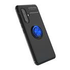 For Vivo X30 Metal Ring Holder 360 Degree Rotating TPU Case(Black+Blue) - 1