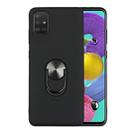 For Galaxy A51 / M40s 360 Rotary Multifunctional Stent PC+TPU Case with Magnetic Invisible Holder(Black) - 1