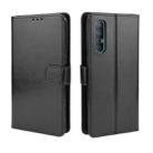 For OPPO Reno 3 Pro Crazy Horse Texture Horizontal Flip Leather Case with Holder & Card Slots & Photo Frame(Black) - 1