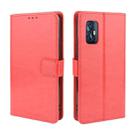 For vivo V17 (India) Retro Crazy Horse Texture Horizontal Flip Leather Case with Holder & Card Slots & Photo Frame(Red) - 1