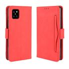 For Galaxy M60S / A81 / Note 10 Lite Wallet Style Skin Feel Calf Pattern Leather Case with Separate Card Slots & Holder & Wallet & Photo Frame(Red) - 1