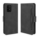 For Galaxy S10 Lite / A91 / M80s Wallet Style Skin Feel Calf Pattern Leather Case with Separate Card Slots & Holder & Wallet & Photo Frame(Black) - 1