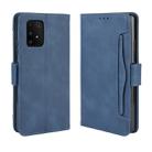 For Galaxy S10 Lite / A91 / M80s Wallet Style Skin Feel Calf Pattern Leather Case with Separate Card Slots & Holder & Wallet & Photo Frame(Blue) - 1