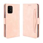 For Galaxy S10 Lite / A91 / M80s Wallet Style Skin Feel Calf Pattern Leather Case with Separate Card Slots & Holder & Wallet & Photo Frame(Pink) - 1