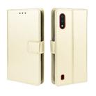 For Galaxy A01 Retro Crazy Horse Texture Horizontal Flip Leather Case with Holder & Card Slots & Photo Frame(Gold) - 1