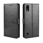 For ZTE Blade A5 2020 Retro Crazy Horse Texture Horizontal Flip Leather Case with Holder & Card Slots & Photo Frame(Black) - 1