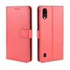 For ZTE Blade A5 2020 Retro Crazy Horse Texture Horizontal Flip Leather Case with Holder & Card Slots & Photo Frame(Red) - 1