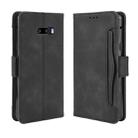 For LG G8X ThinQ / V50S ThinQ Wallet Style Skin Feel Calf Pattern Leather Case with Separate Card Slots & Holder & Wallet & Photo Frame(Black) - 1