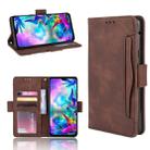 For LG G8X ThinQ / V50S ThinQ Wallet Style Skin Feel Calf Pattern Leather Case with Separate Card Slots & Holder & Wallet & Photo Frame(Brown) - 11
