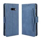 For LG G8X ThinQ / V50S ThinQ Wallet Style Skin Feel Calf Pattern Leather Case with Separate Card Slots & Holder & Wallet & Photo Frame(Blue) - 1