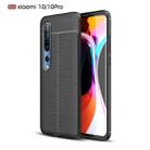 For Xiaomi Mi 10 / 10 Pro Litchi Texture TPU Shockproof Case(Black) - 1