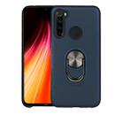 For Xiaomi Redmi Note 8T 360 Rotary Multifunctional Stent PC+TPU Case with Magnetic Invisible Holder(Navy Blue) - 1