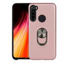 For Xiaomi Redmi Note 8T 360 Rotary Multifunctional Stent PC+TPU Case with Magnetic Invisible Holder(Rose Gold) - 1