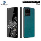 For Galaxy S20 Ultra PINWUYO Pin Rui Series Classical Leather Texture PC + TPU Waterproof  Anti-fall All-inclusive Protective Case Shell(Blue) - 1