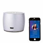 EWA A103 Portable Bluetooth Speaker Wireless Heavy Bass Bomm Box Subwoofer Phone Call Surround Sound Bluetooth Shower Speaker(Silver) - 1