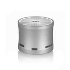 EWA A109M  Portable Bluetooth Speaker Wireless Heavy Bass Bomm Box Subwoofer Phone Call Surround Sound Bluetooth Shower Speaker(Silver) - 1