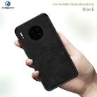 For Huawei Mate 30 5G (Leather) PINWUYO Zun Series PC + TPU + Skin Waterproof Anti-fall All-inclusive Protective Case(Black) - 1