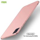 For Galaxy A51 MOFI Frosted PC Ultra-thin Hard Case(Rose Gold) - 1
