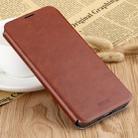 For Xiaomi Mi 10 Pro MOFI Rui Series Classical Leather Embedded Steel Plate All-inclusive Horizontal Flip PU Leather Case(Brown) - 1