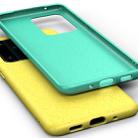 For Galaxy S20+ Starry Series Shockproof Straw Material + TPU Protective Case(Dark Green) - 5