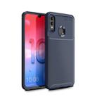 For Galaxy A70e Carbon Fiber Texture Shockproof TPU Case(Blue) - 1