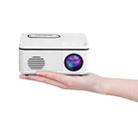 S361 80 lumens 320 x 240 Pixel Portable Mini Projector, Support 1080P, EU Plug(White) - 1