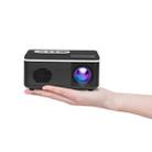 S361 80 lumens 320 x 240 Pixel Portable Mini Projector, Support 1080P, UK Plug(Black) - 1