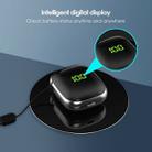 WK60 TWS Bluetooth Earphone Pop-up LED Display Wireless Sport Headphone 5D Stereo Headsets with Charging Box(Black+Gold) - 4