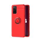 For Vivo IQOO3 Metal Ring Holder 360 Degree Rotating TPU Case(Red+Red) - 1