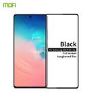 For Galaxy A91 / S10 Lite MOFI 9H 2.5D Full Screen Tempered Glass Film(Black) - 1