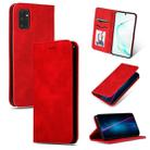 For Galaxy S20 Plus Retro Skin Feel Business Magnetic Horizontal Flip Leather Case(Red) - 1