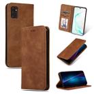 For Galaxy S20 Plus Retro Skin Feel Business Magnetic Horizontal Flip Leather Case(Brown) - 1