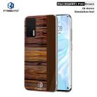 For Huawei P40 PINWUYO Pindun Series Slim 3D Flashing All-inclusive PC Case(Brown) - 1