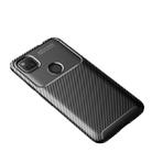 For Google Pixel 4a Carbon Fiber Texture Shockproof TPU Case(Black) - 1