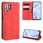 For Huawei nova 6 SE/ P40 Lite / nova 7i Retro-skin Business Magnetic Suction Leather Case with Holder & Card Slots & Wallet(Red) - 1