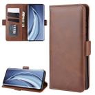 For Xiaomi Mi 10 Dual-side Magnetic Buckle Horizontal Flip Leather Case with Holder & Card Slots & Wallet(Brown) - 1