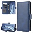 For Xiaomi Mi 10 Dual-side Magnetic Buckle Horizontal Flip Leather Case with Holder & Card Slots & Wallet(Dark Blue) - 1