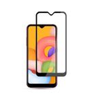 2 PCS mocolo for Galaxy A01 0.33mm 9H 2.5D Full Glue Tempered Glass Film - 1