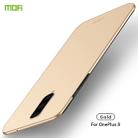 For  OnePlus 8 MOFI Frosted PC Ultra-thin Hard Case(Gold) - 1