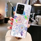 For Galaxy S20 Colorful Laser Flower Series IMD TPU Mobile Phone Case(Lyre Coral   KL4) - 6