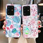 For Galaxy S20 Colorful Laser Flower Series IMD TPU Mobile Phone Case (Banana Leaf KL1) - 3