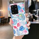 For Galaxy S20 Colorful Laser Flower Series IMD TPU Mobile Phone Case(Monstera KL3) - 1