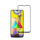 For Galaxy M31 2PCS mocolo 0.33mm 9H 2.5D Full Glue Tempered Glass Film - 1