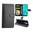 For OPPO A9 (2020) / A5 (2020) Crazy Horse Texture Leather Horizontal Flip Protective Case with Holder & Card Slots & Wallet & Photo Frame(Black) - 1