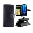 For Vivo V17 Pro Crazy Horse Texture Leather Horizontal Flip Protective Case with Holder & Card Slots & Wallet & Photo Frame(Black) - 1