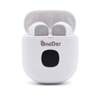 Oneder W16 TWS Bluetooth 5.0 Wireless Bluetooth Earphone with Charging Box, Support HD Call & LED Display Battery(White) - 1