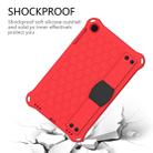 For iPad mini 5 / 4 / 3 / 2 /1 Honeycomb Design EVA + PC Four Corner Anti Falling Flat Protective Shell With Straps(Red+Black) - 3