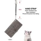 For iPhone 11 Pro Max Cute Cat and Dog Embossed Horizontal Flip PU Leather Case with Holder / Card Slot / Wallet / Lanyard(Grey) - 8