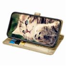 For iPhone 11 Pro Max Cute Cat and Dog Embossed Horizontal Flip PU Leather Case with Holder / Card Slot / Wallet / Lanyard(Gold) - 5